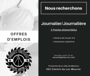 Emploi Journalier - PFMA